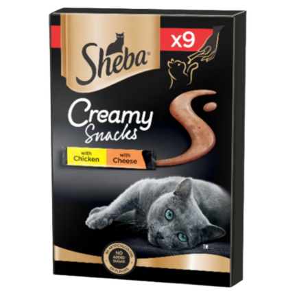 SHEBA CREAMY SNACKS 9x12gr