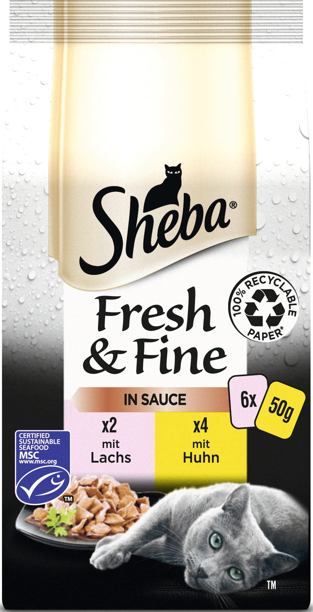 SHEBA DDJ gr 50x6 Salmone/Tacchino Salsa SHEBA DDJ gr 50x6 Salmone/Tacchino Salsa