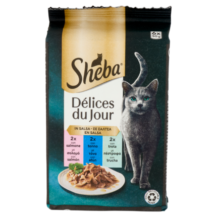 SHEBA DDJ gr 50x6 Salmone/Tonno/Trota