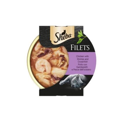 SHEBA FILETS gr 60 Pollo/Gamberetti