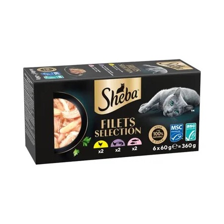 SHEBA FILETS gr 60x6 Pollo SHEBA FILETS gr 60x6 Pollo