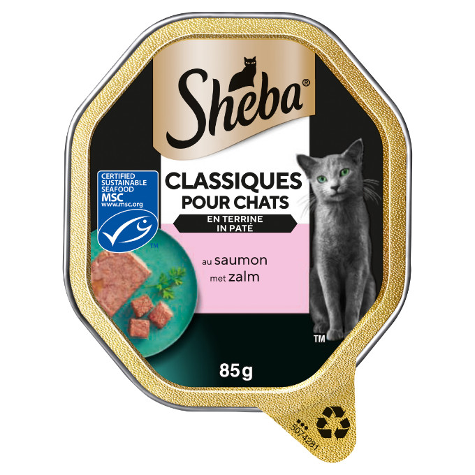 SHEBA gr 225 (3xgr 75) Paté Salmone SHEBA gr 225 (3xgr 75) Paté Salmone