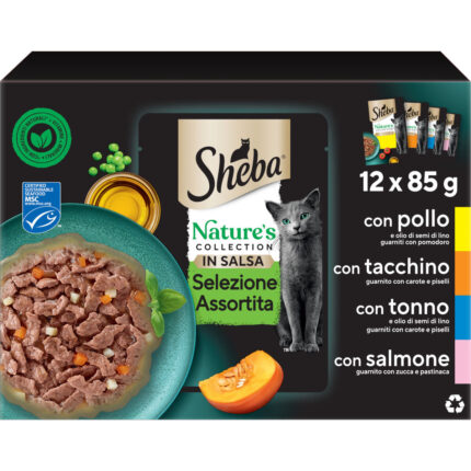 SHEBA MULTIPACK gr 85x12 Sel.Assortita