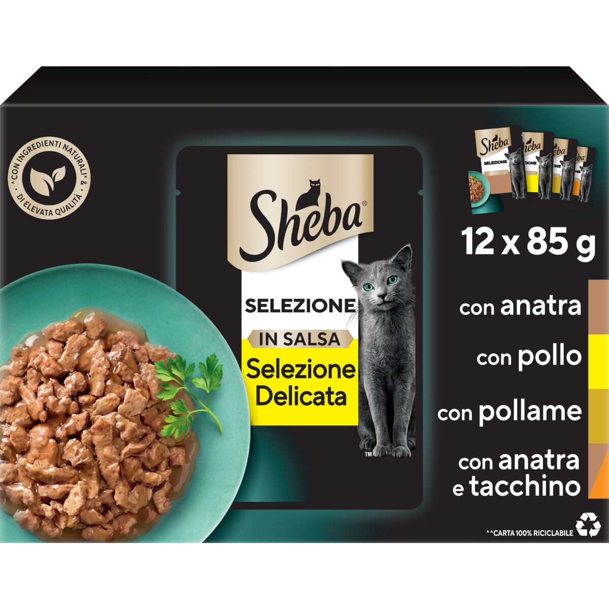 SHEBA MULTIPACK gr 85x12 Sel.Delicata SHEBA MULTIPACK gr 85x12 Sel.Delicata