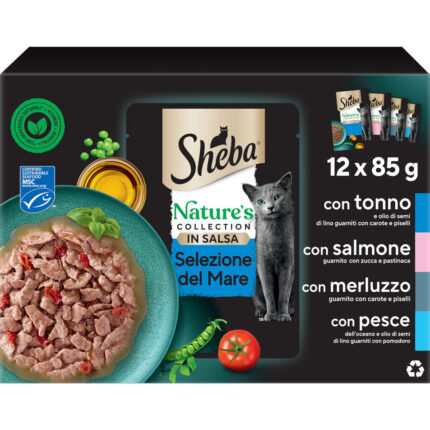 SHEBA MULTIPACK gr 85x12 Sel.Mare