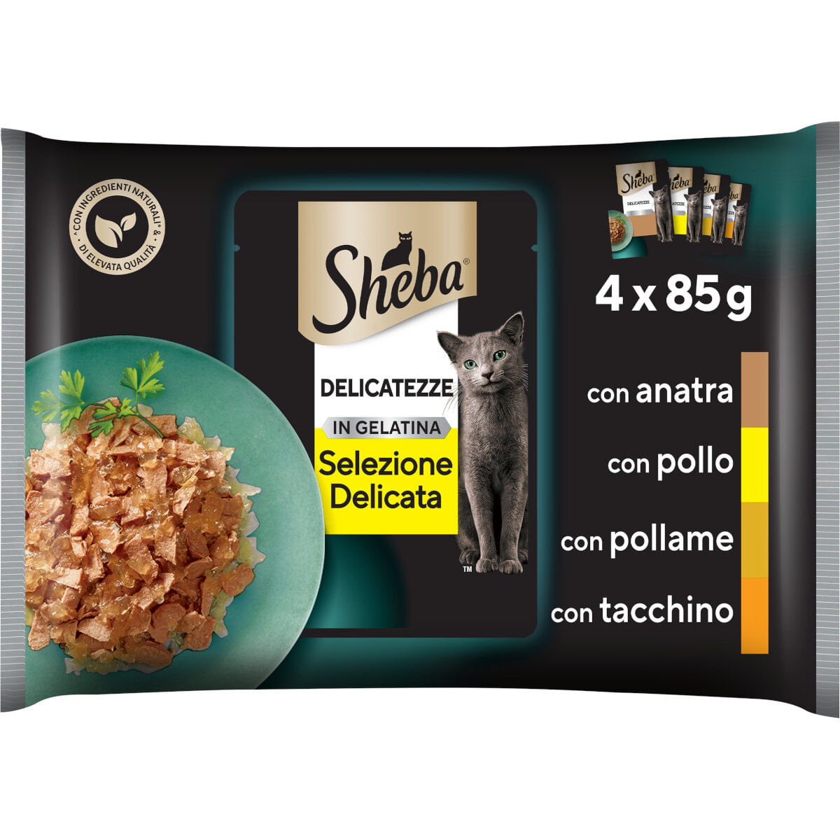SHEBA MULTIPACK gr 85x40 Sel.Pollo SHEBA MULTIPACK gr 85x40 Sel.Pollo