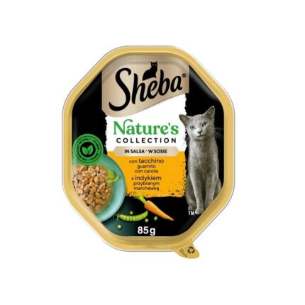 SHEBA NATURE'S TACCHINO CAROTE gr 85