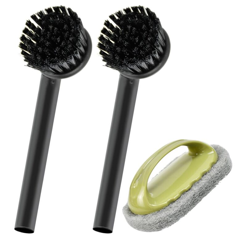 SPAZZOLA INOX c/MANICO Plastica