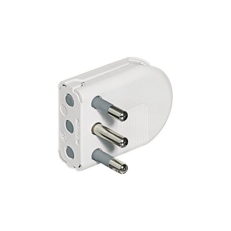 SPINA 2P+T SALVASPAZIO 16A Bianco -Cfg-