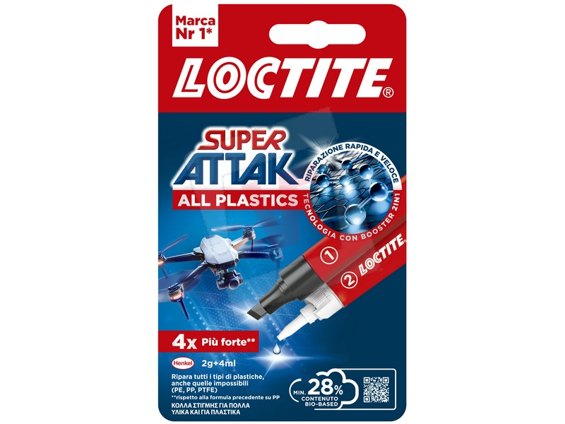 SUPER ATTAK ALL PLASTICS Gr 2+4ml SUPER ATTAK ALL PLASTICS Gr 2+4ml
