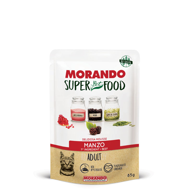 SUPERPetFOOD GATTO MOUSSE gr 85 Manzo SUPERPetFOOD GATTO MOUSSE gr 85 Manzo