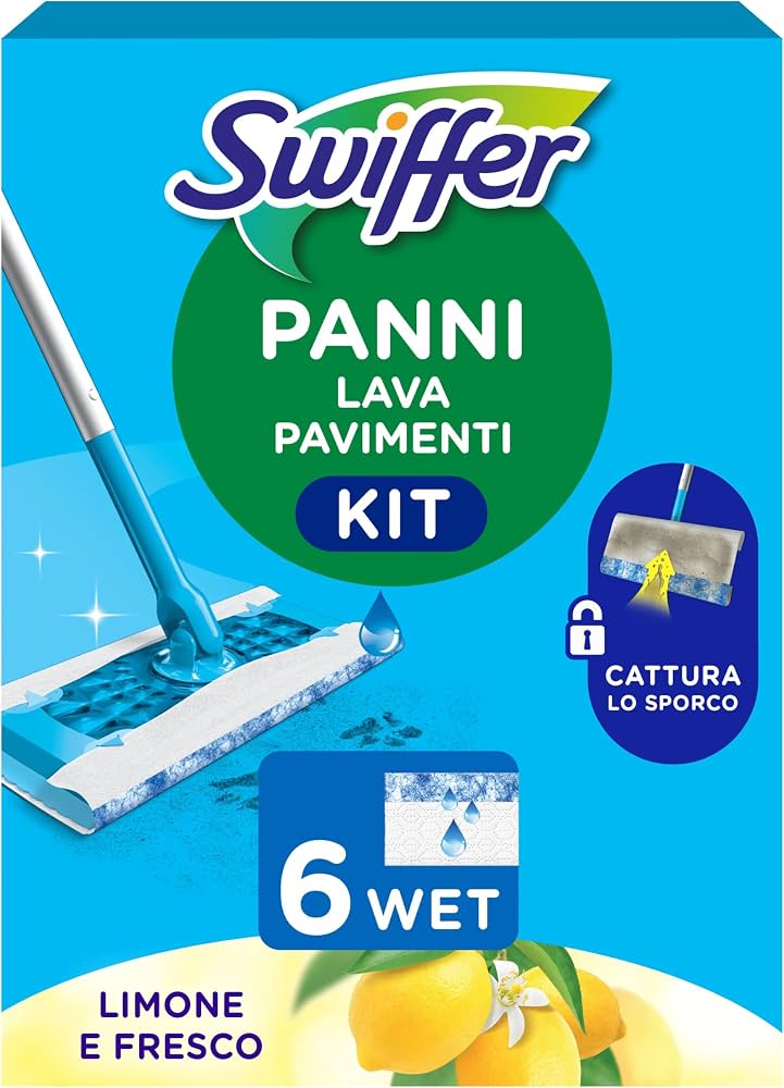 SWIFFER KIT WET+6PANNI WET SWIFFER KIT WET+6PANNI WET