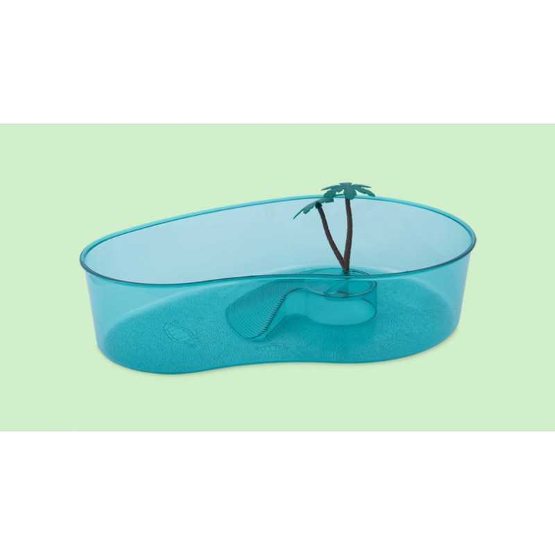 TARTARUGHIERA DI PLASTICA cm41.5x26x10.5 TARTARUGHIERA DI PLASTICA cm41.5x26x10.5