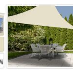TENDA VELA TRIANGOLARE 3x3x3 Ecru