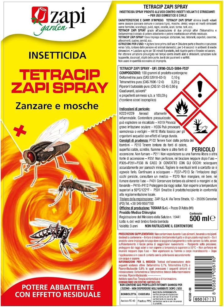TETRACIP KILL-ONE INSETT. PU ml 500 Zapi