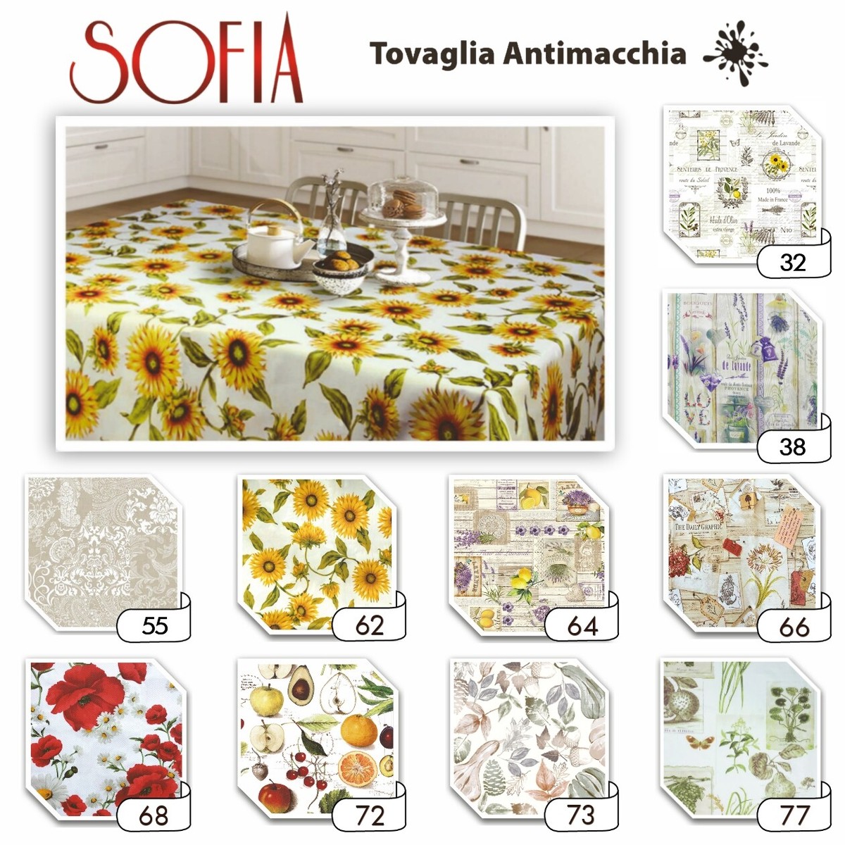 TOVAGLIA NSI Art.SOFIA TONDA TOVAGLIA NSI Art.SOFIA TONDA