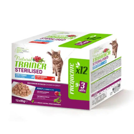 TRAINER CAT STERIL.(9+3) 12x gr 85