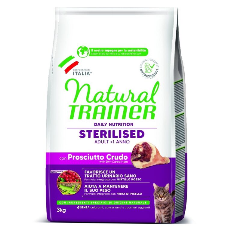 TRAINER NAT.CAT STERIL kg 3 Ham. Flash