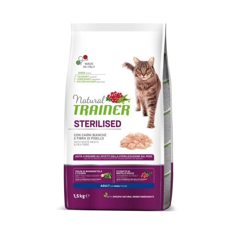 TRAINER NAT. CAT STERILISED kg 1.5 TRAINER NAT. CAT STERILISED kg 1.5
