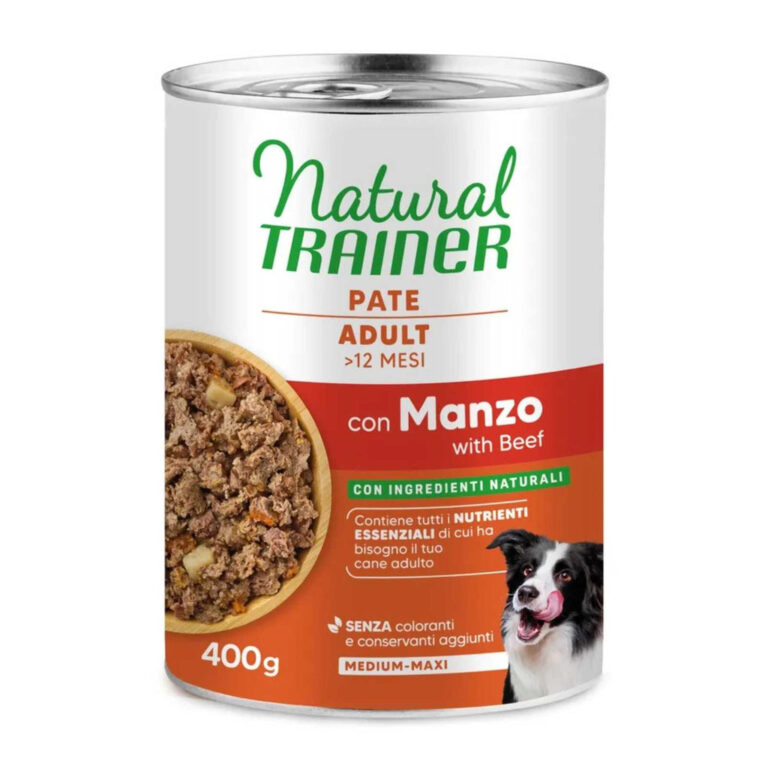 TRAINER NAT. DOG Patè gr 400 Manzo