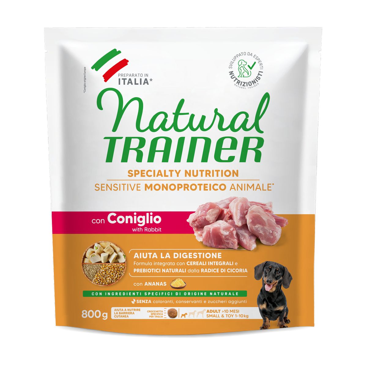 TRAINER NAT.DOG SENS.M/M gr 400 Coniglio TRAINER NAT.DOG SENS.M/M gr 400 Coniglio