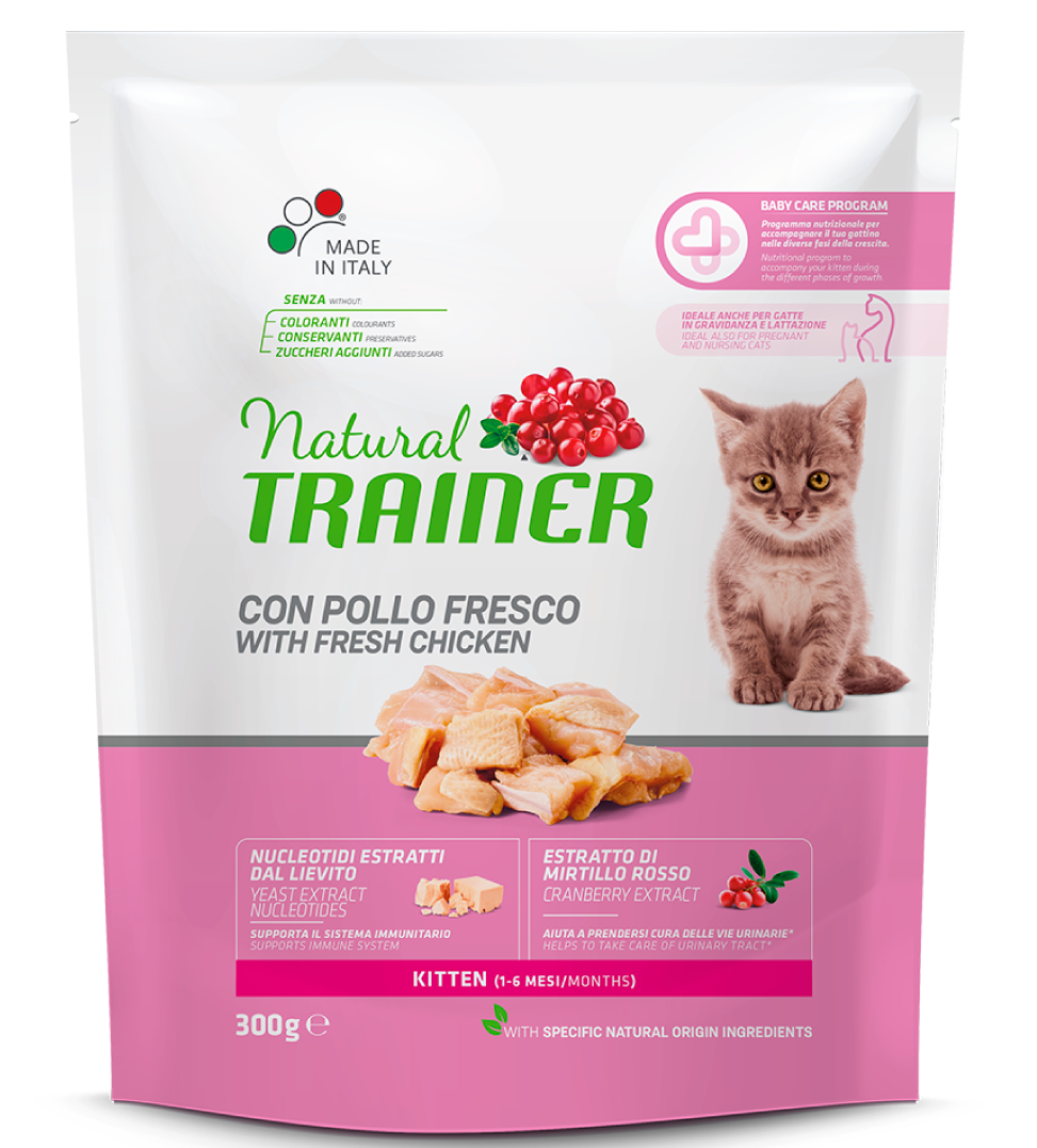 TRAINER NATURAL KITTEN gr 300 Pollo TRAINER NATURAL KITTEN gr 300 Pollo