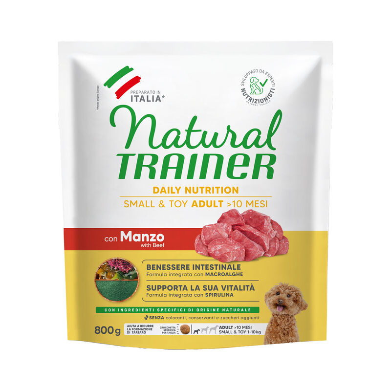 TRAINER NATURAL SMALL&TOY gr 800 Manzo TRAINER NATURAL SMALL&TOY gr 800 Manzo
