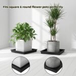 VASO HIGH SQUARE LIVING 15x15 Nero