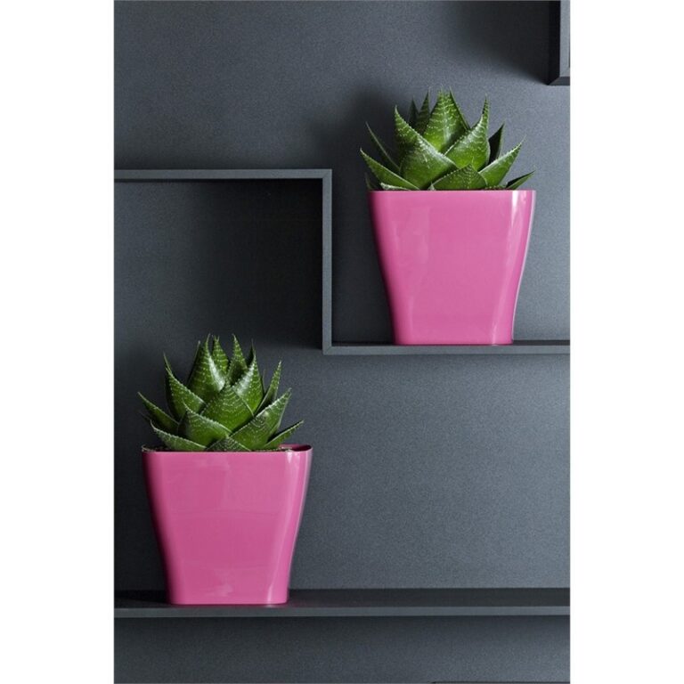 VASO QUADRIA cm 16 Ciclamino