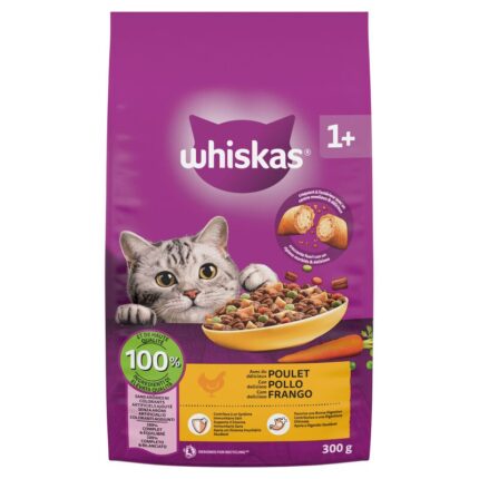 WHISKAS ADULT 1+ POLLO GR 300