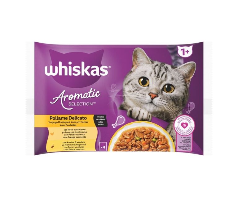 WHISKAS gr 85x4 Arom. Pollame Delicato