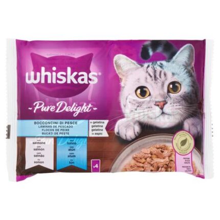 WHISKAS gr 85x4 Sel.Pesce
