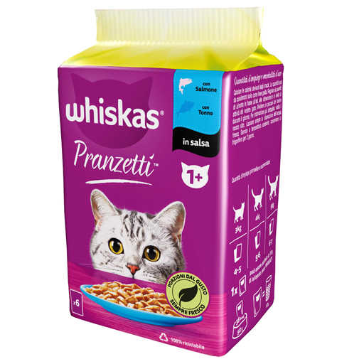 WHISKAS PRANZETTI gr 50x6 Mari&Monti WHISKAS PRANZETTI gr 50x6 Mari&Monti
