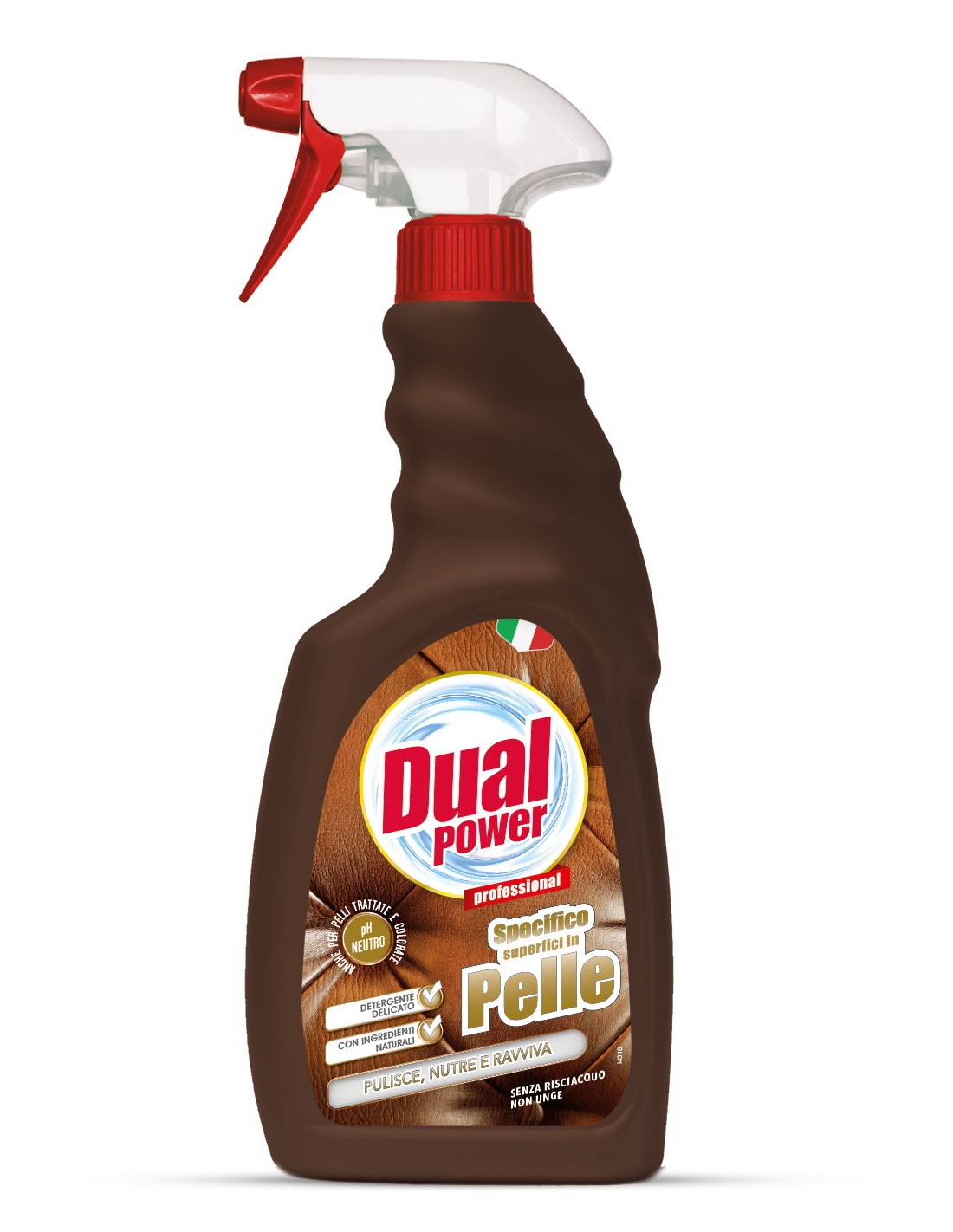 dual-power-pelle-spray-500ml-detergente-specifico-per-superfici-in-pelle DP PELLE ml 500 VAPO - immagine 1