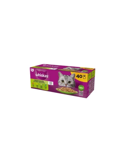 WHISKAS PURE DELIGHT gr 85x40 Sel.Ass.